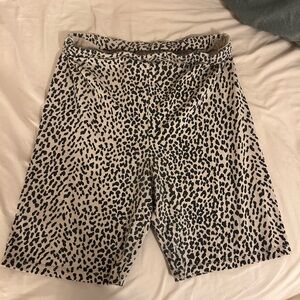 Leopard Print Shorts